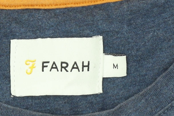 Mens UK Size M Farah Blue  T-Shirt