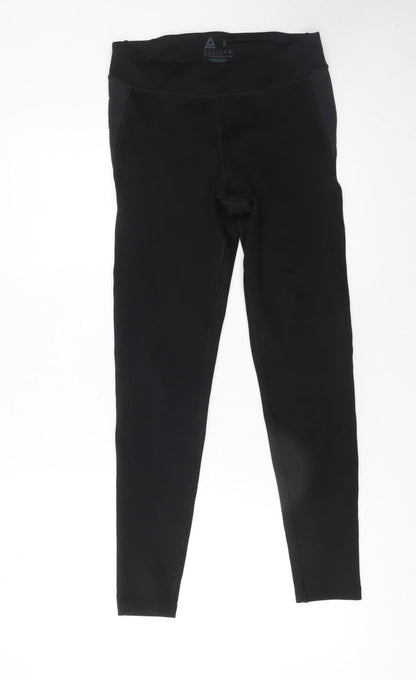 Womens UK Size S Reebok Slim Fit Leggings Black Leggings