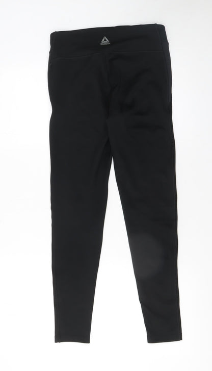 Womens UK Size S Reebok Slim Fit Leggings Black Leggings