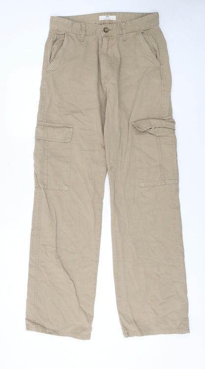 Womens UK Size 12 STR Regular Fit Cargo Beige Trousers