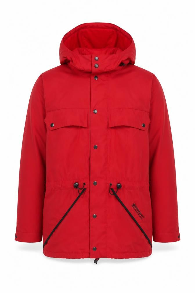 Mens UK Size S Bradsport Red Parka Coat