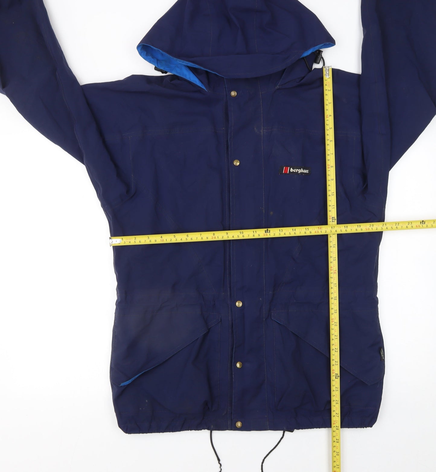 Mens UK Size M Berghaus Blue Parka Coat