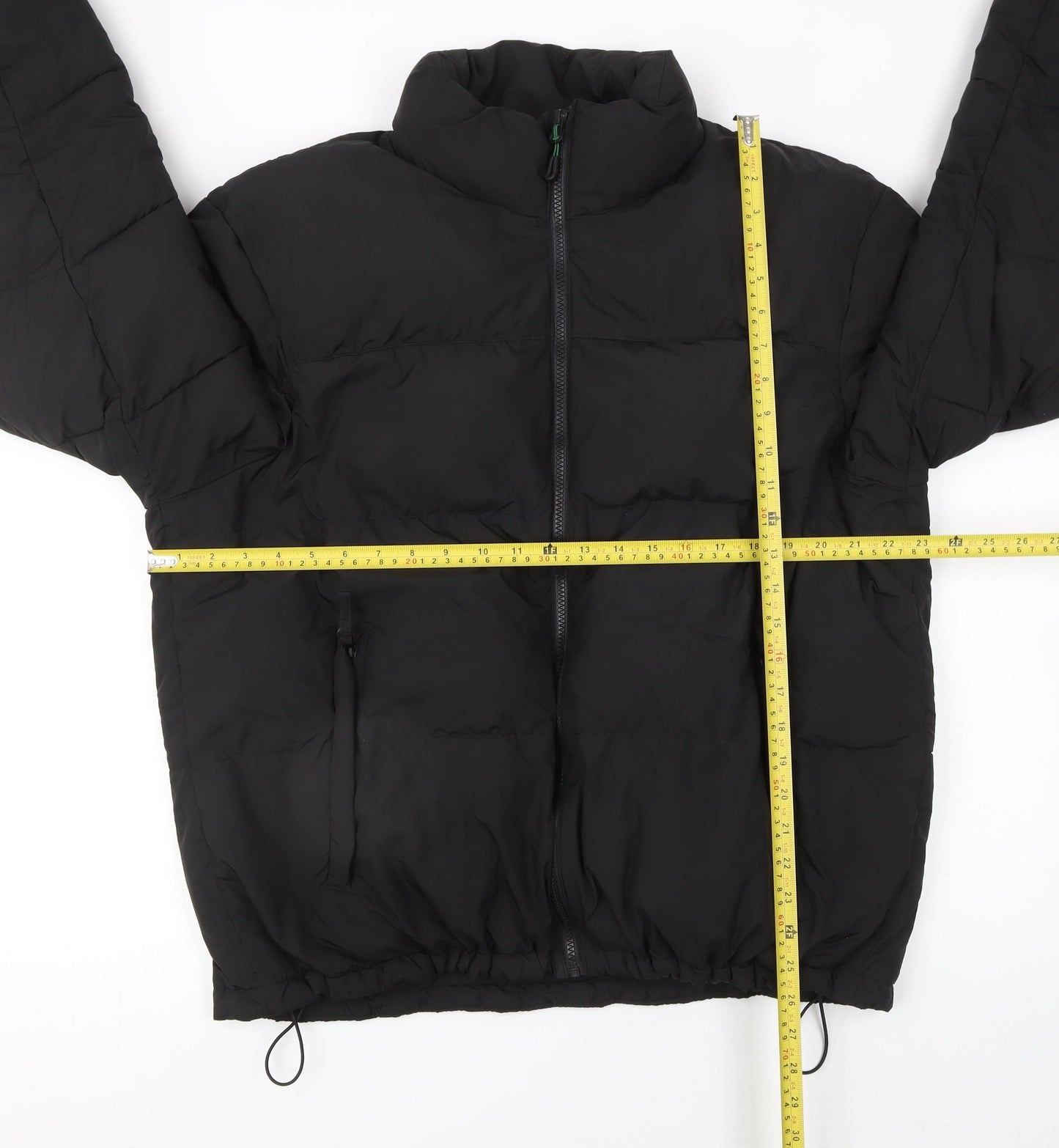 Womens UK Size 14 Zara Black Puffer Jacket