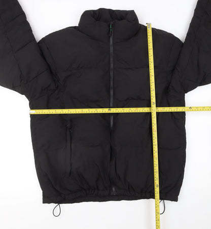 Womens UK Size 14 Zara Black Puffer Jacket
