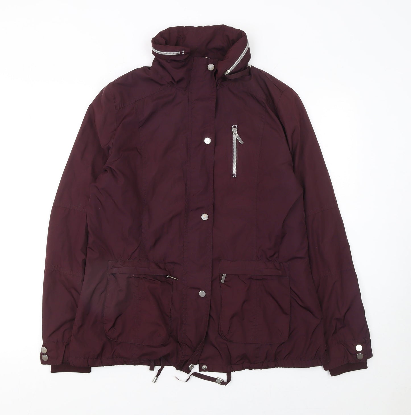 Womens UK Size 12 St. Bernard Purple Anorak Coat