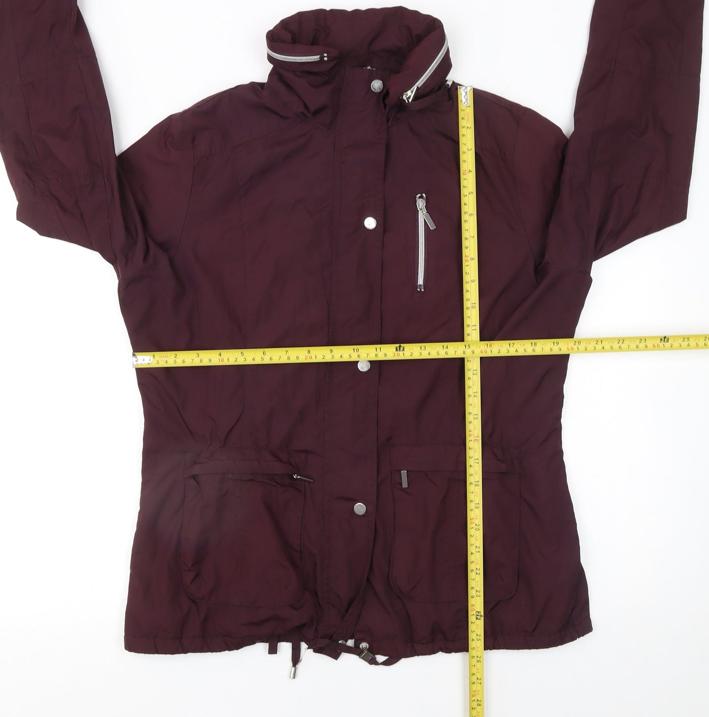 Womens UK Size 12 St. Bernard Purple Anorak Coat