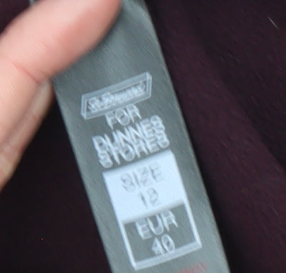 Womens UK Size 12 St. Bernard Purple Anorak Coat