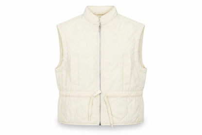 Womens UK Size S Primark Ivory Quilted Coat