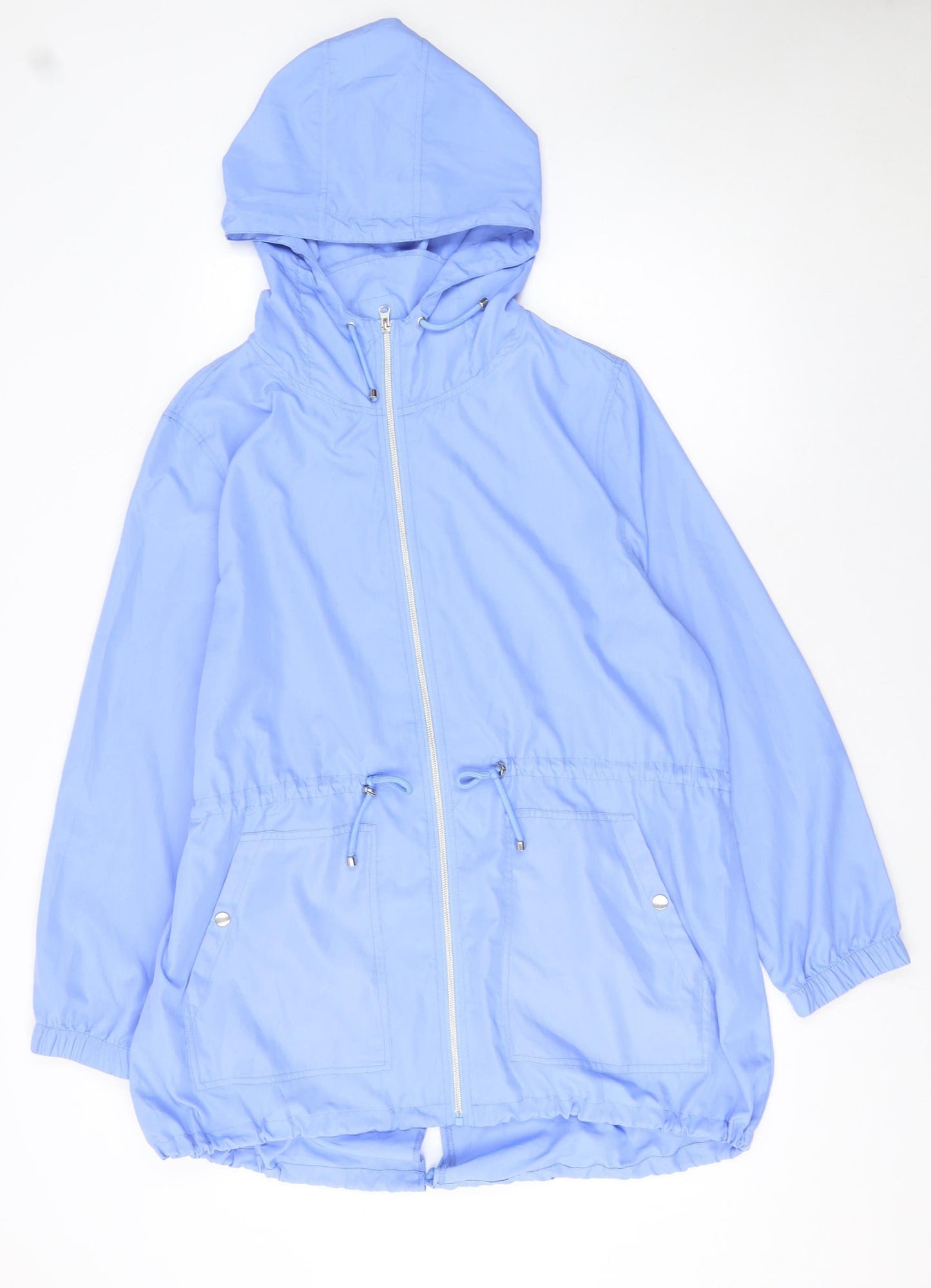 Womens UK Size 18 Primark Blue Rain Coat