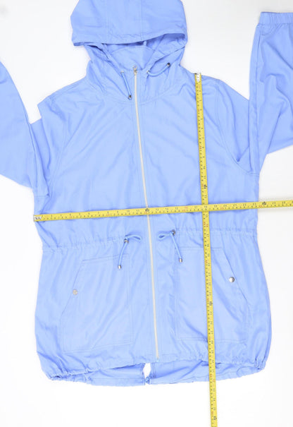 Womens UK Size 18 Primark Blue Rain Coat