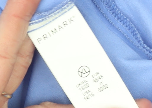 Womens UK Size 18 Primark Blue Rain Coat