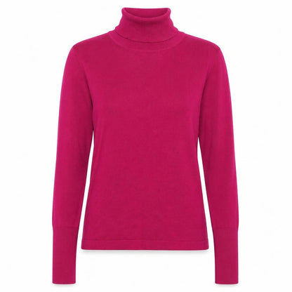Womens UK Size S Turnover Pink Pullover Jumper