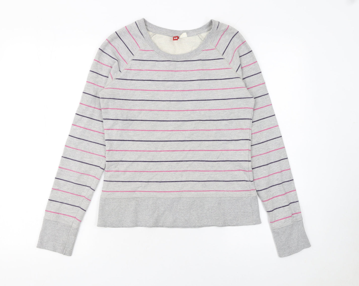 Womens UK Size 10 H&M Grey Pullover Sweatshirt