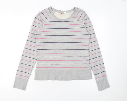 Womens UK Size 10 H&M Grey Pullover Sweatshirt