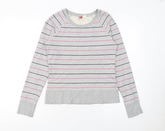 Womens UK Size 10 H&M Grey Pullover Sweatshirt