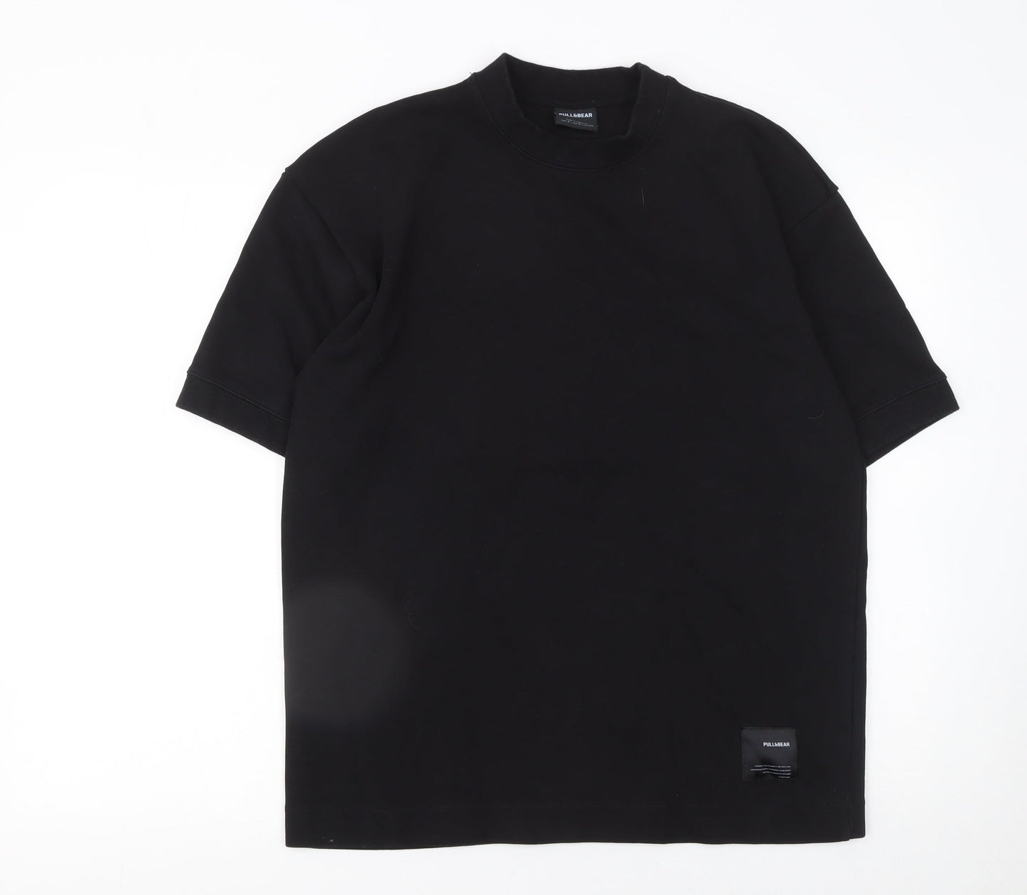 Mens UK Size S Pull&Bear Black  T-Shirt