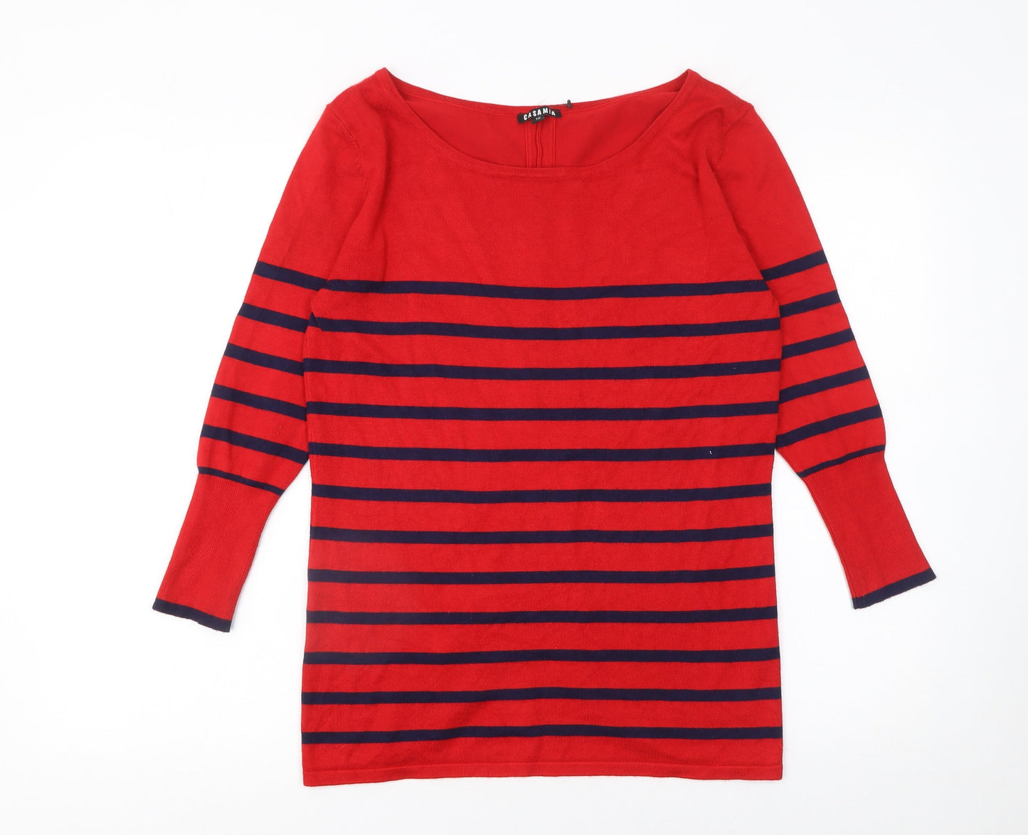 Womens UK Size 12 Casamia Red Pullover Jumper
