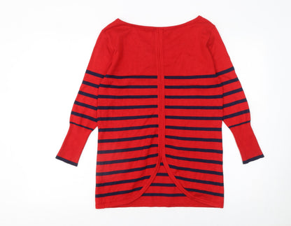 Womens UK Size 12 Casamia Red Pullover Jumper