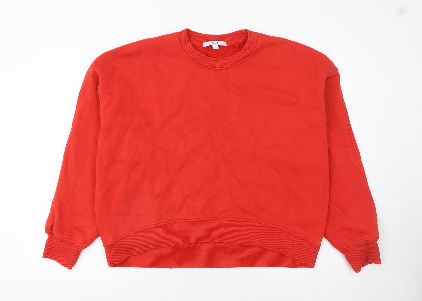 Womens UK Size 12 NEXT Red Pullover Sweatshirt