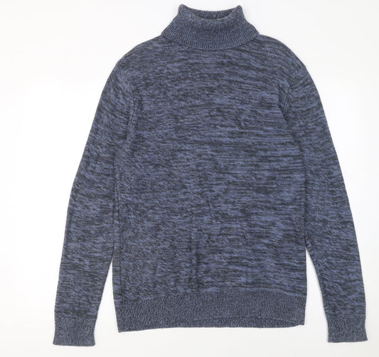 Womens UK Size M Rorie Whelan Blue Pullover Jumper