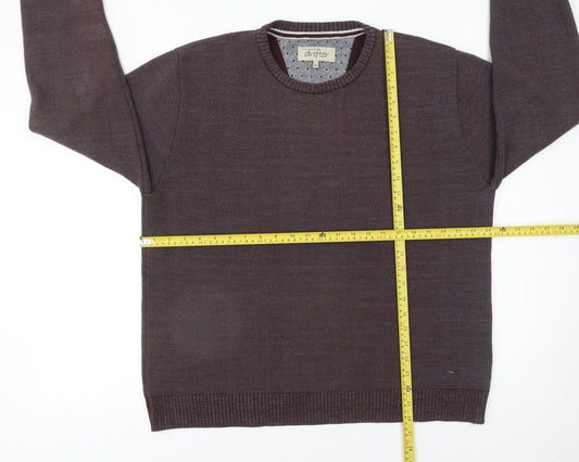 Mens UK Size XL Daniel Grahame Drifter Brown Pullover Jumper