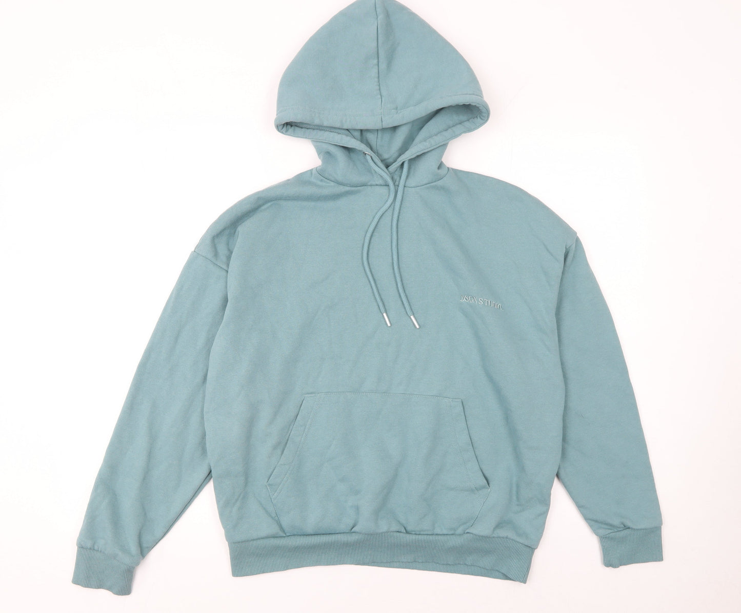 Womens UK Size XS Boohoo Blue Pullover Hoodie
