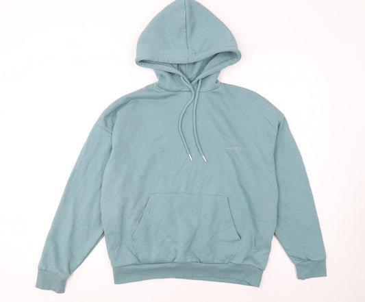 Womens UK Size XS Boohoo Blue Pullover Hoodie