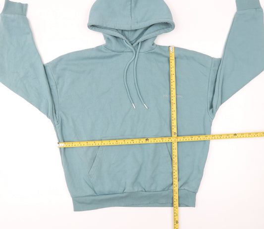 Womens UK Size XS Boohoo Blue Pullover Hoodie
