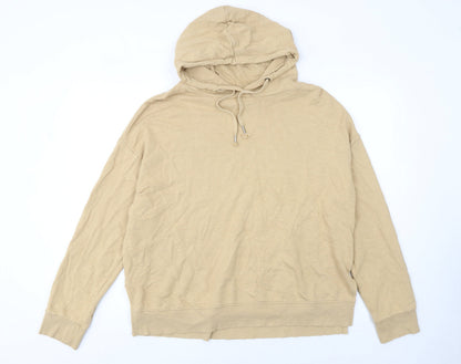 Womens UK Size L NEXT Beige Pullover Hoodie
