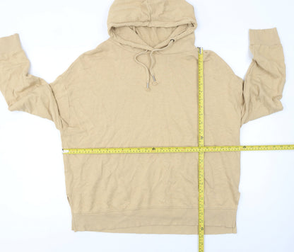 Womens UK Size L NEXT Beige Pullover Hoodie