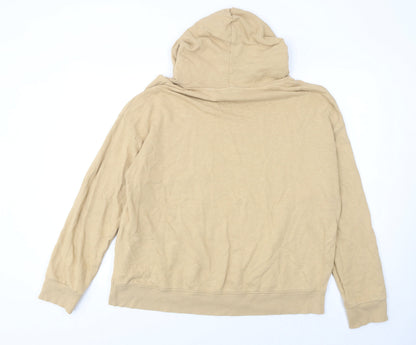 Womens UK Size L NEXT Beige Pullover Hoodie