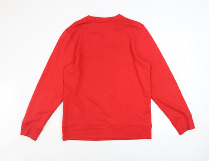 Mens UK Size M O'Neill Red Pullover Sweatshirt