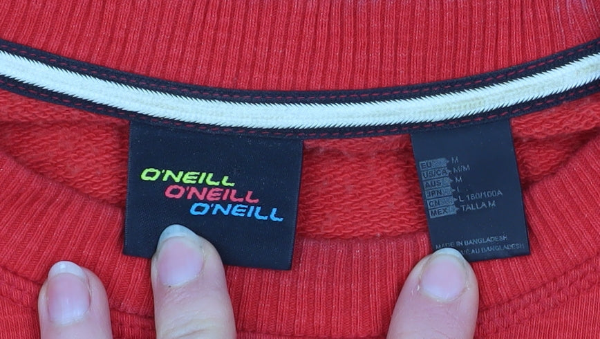 Mens UK Size M O'Neill Red Pullover Sweatshirt