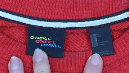 Mens UK Size M O'Neill Red Pullover Sweatshirt