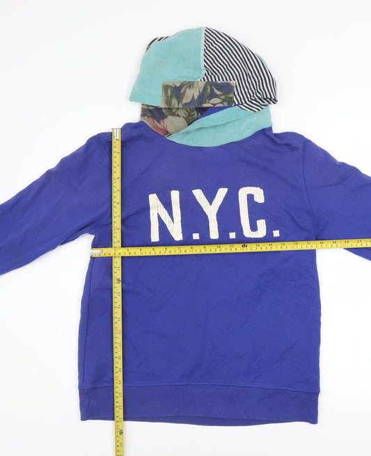 Womens UK Size 14 Scotch Master Brand Blue Pullover Sweatshirt