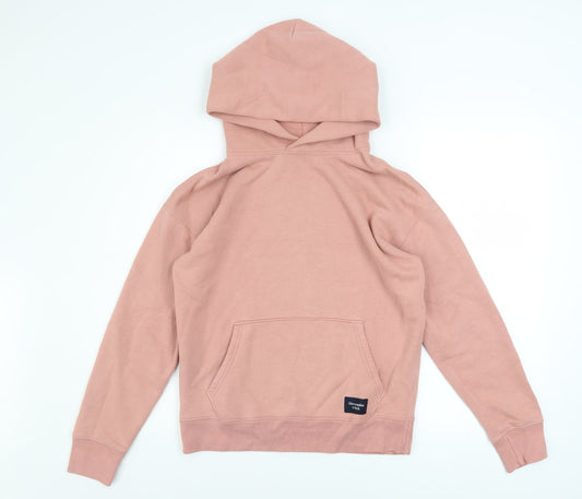 Womens UK Size XS Abercrombie & Fitch Pink Pullover Hoodie