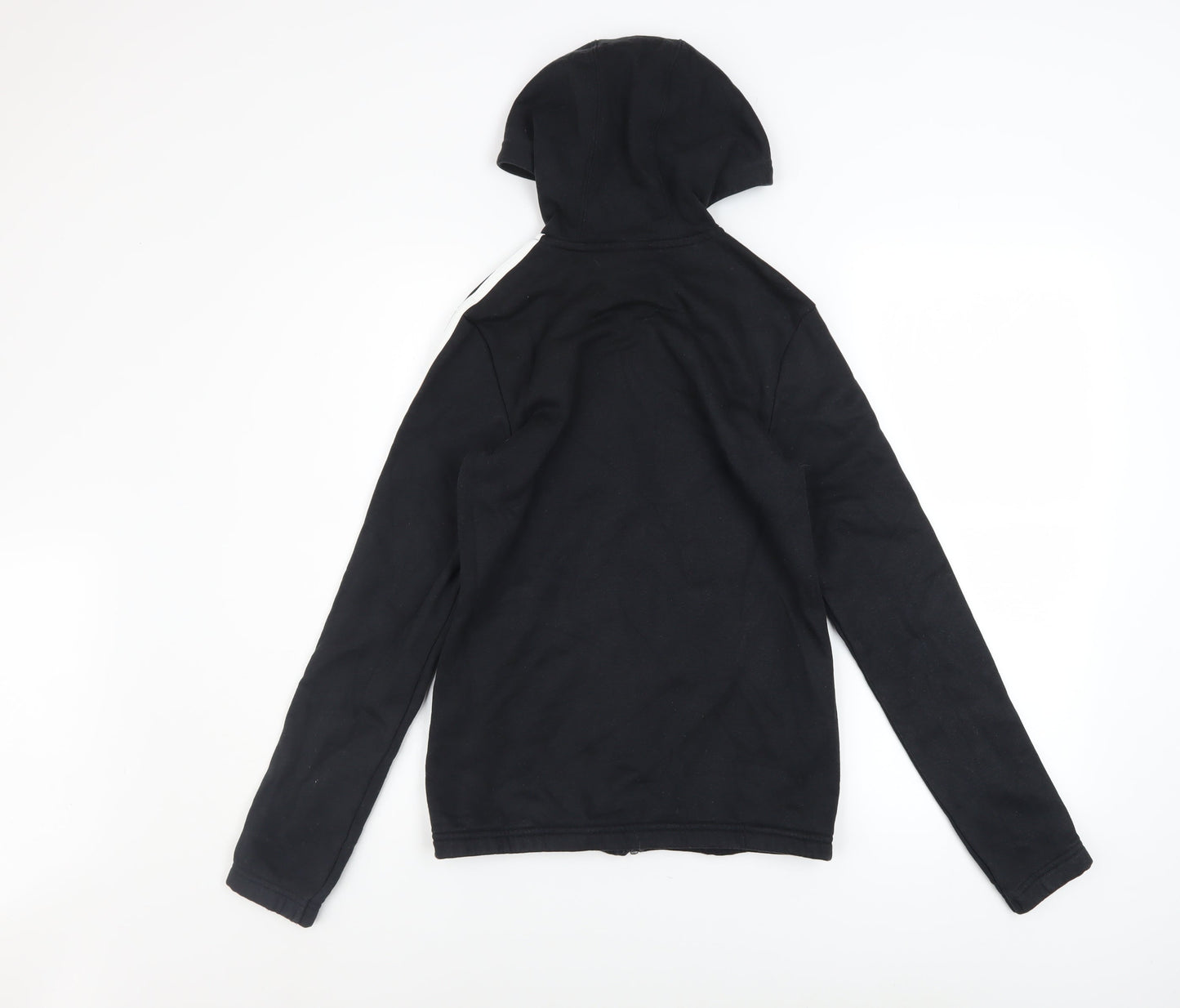 Boys UK Size 13-14 Years adidas Black Full Zip Hoodie