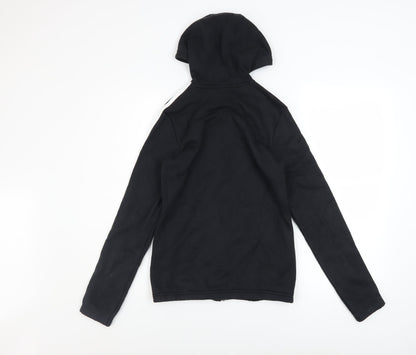 Boys UK Size 13-14 Years adidas Black Full Zip Hoodie