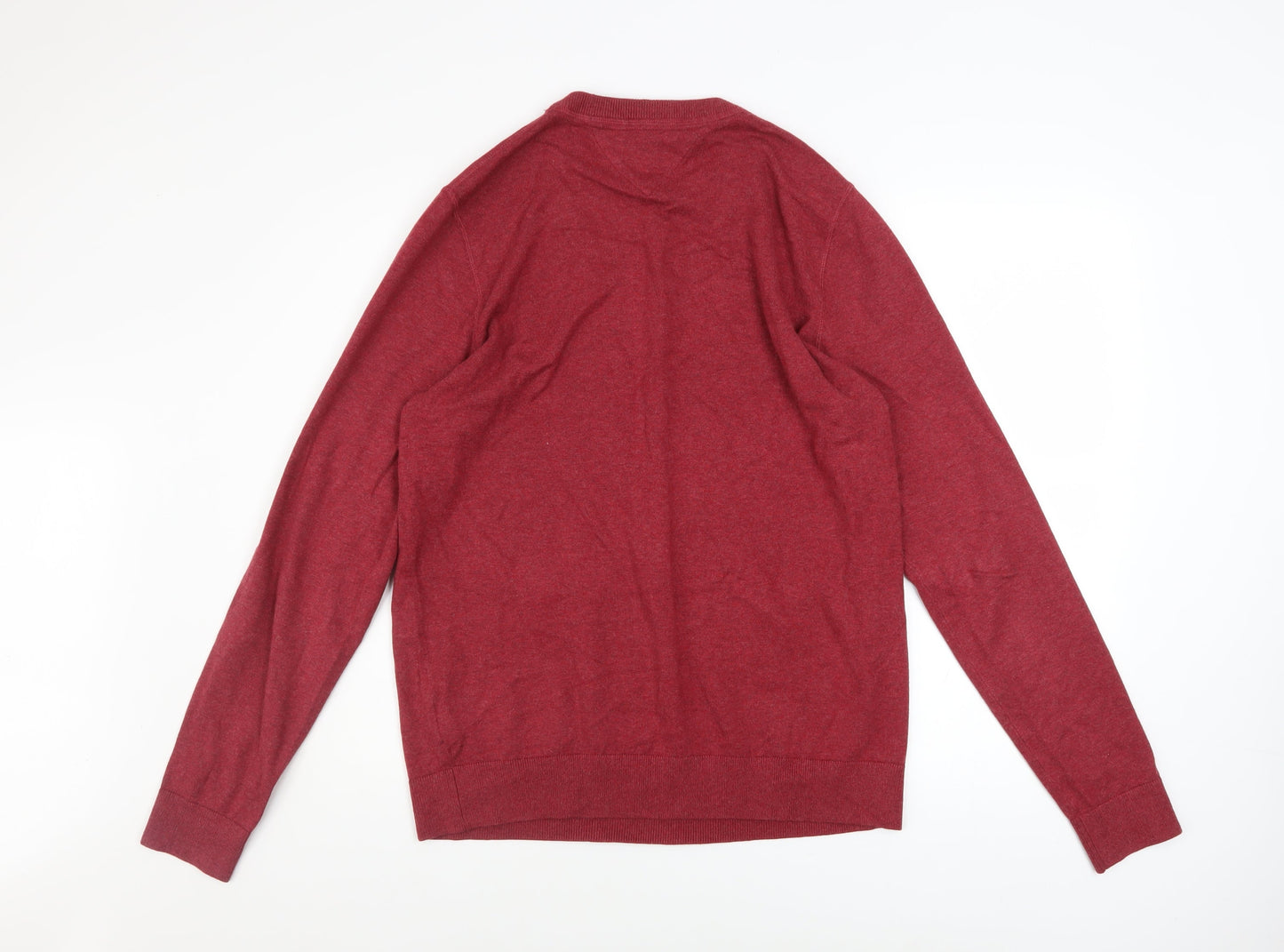 Mens UK Size XL Hilfiger Denim Red Pullover Jumper