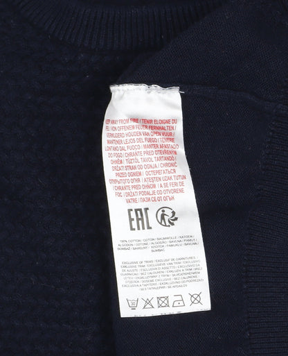 Mens UK Size L Kensington Eastside Blue Pullover Jumper