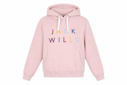 Womens UK Size 8 Jack Wills Pink Pullover Hoodie