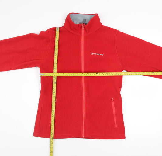 Boys UK Size 4-5 Years Sprayway Red Basic Jacket