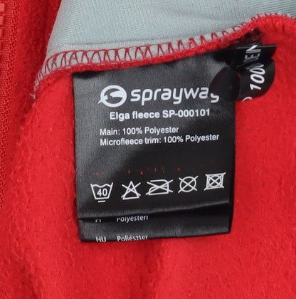 Boys UK Size 4-5 Years Sprayway Red Basic Jacket
