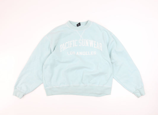 Womens UK Size S PacSun Blue Pullover Sweatshirt