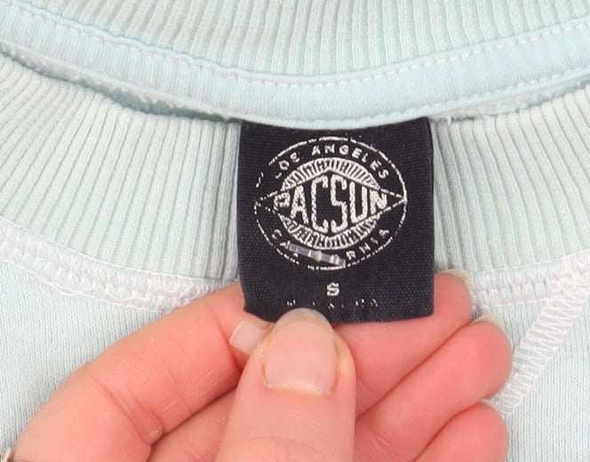Womens UK Size S PacSun Blue Pullover Sweatshirt