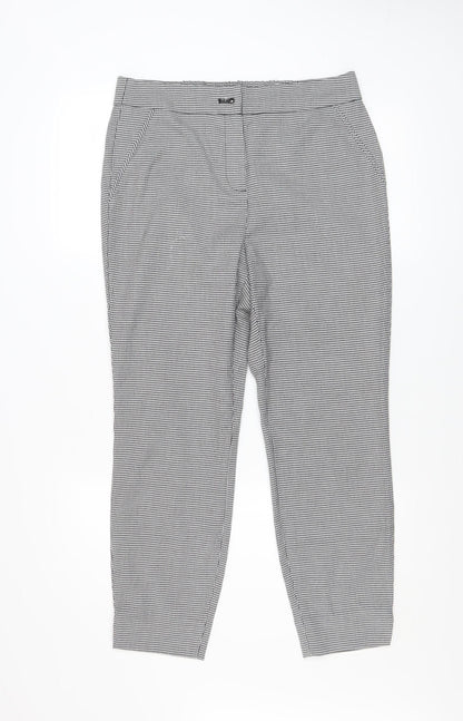Womens UK Size 12 Et Vous Slim Fit Workwear Business Casual Black Trousers