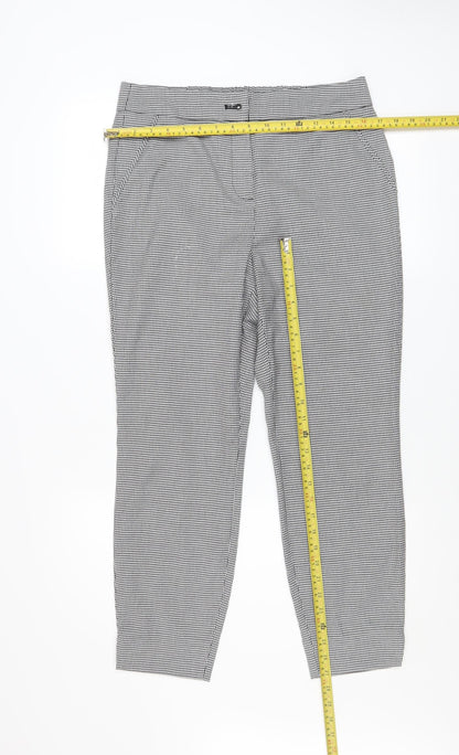 Womens UK Size 12 Et Vous Slim Fit Workwear Business Casual Black Trousers
