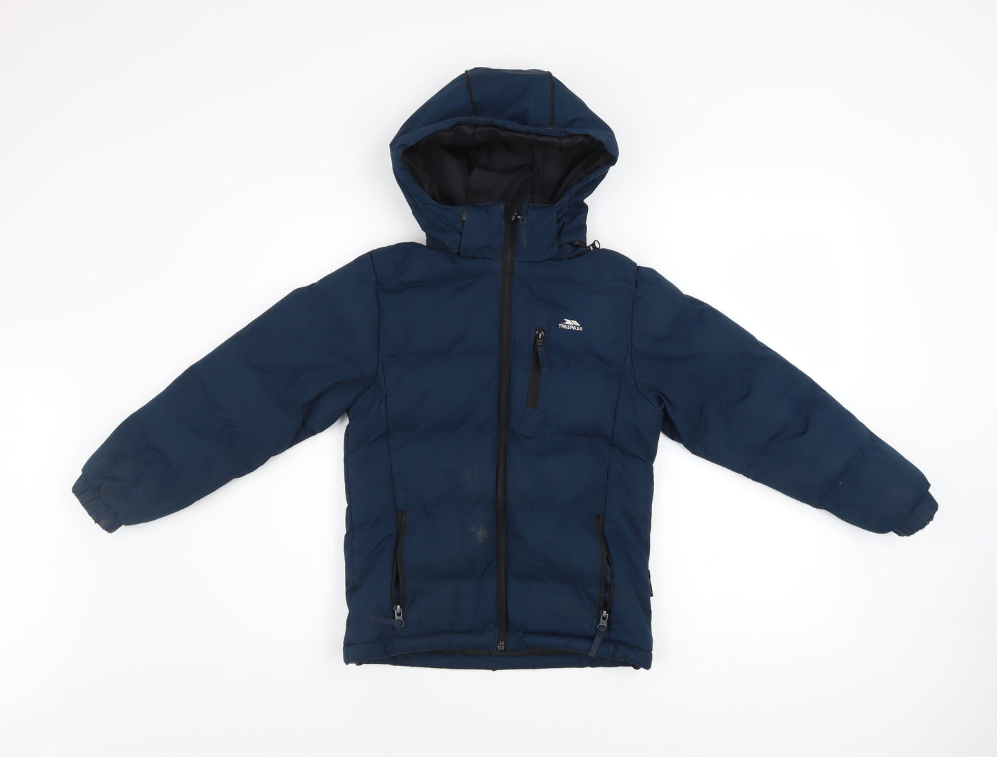 Boys UK Size 5-6 Years Trespass Blue Puffer Jacket