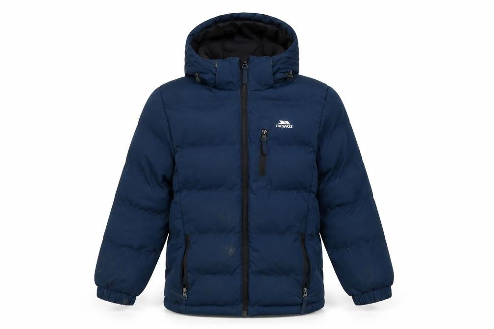Boys UK Size 5-6 Years Trespass Blue Puffer Jacket