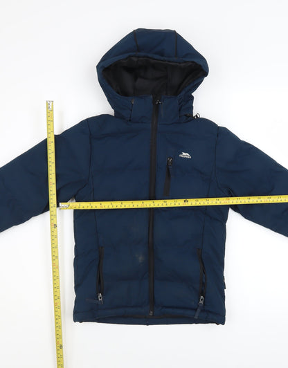 Boys UK Size 5-6 Years Trespass Blue Puffer Jacket